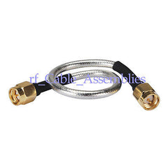 10 stücke SMA stecker auf SMA stecker stecker für zopf Semi-Flexible .141 RG402