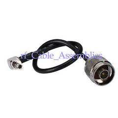 Superbat N plug to CRC9 plug RA pigtail cable RG174