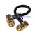 Superbat 3FT SMA male right angle to SMA plug RA Pigtail coxial cable KSR195 1M for Wi-Fi