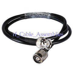 Superbat RP-TNC Plug to BNC Plug pigtail Cable RG58 50CM for wifi router