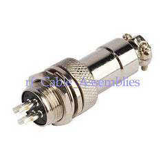 XLR-Stecker Aviation 4-polige Amateurfunk-PCB-HF-Anschlüsse, 5 A bei 110 V oder 12 V bei 20 A