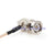 Superbat BNC female Jack bulkhead to BNC plug right angle cable RG316 for wifi antenna