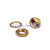 SMB Jack male panel mount with nut and solder cup RF connector Goldplated