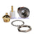 N Solder female bulkhead with O-ring Connector for.086