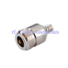 RF Coax Adapter Connector SMA Jack to N Jack straight