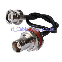 Superbat BNC stecker auf BNC Jack weibliche mutter schott crimp RG174 zopf für Garmin GPS Ante