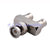 BNC male to 2 double BNC female Y grains adapter