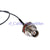 Superbat Mini-PCI IPX / u.fl to TNC female bulkhead O-ring pigtail cable 1.37mm for wifi