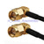 20x Pigtail SMA-Stecker rechtwinklig auf SMA-Stecker Doppel-Pigtail-Kabel RG174 für WLAN