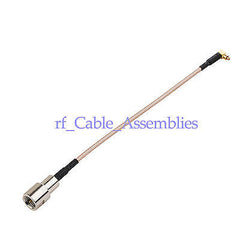 Superbat FME plug to MC-card plug right angle pigtail cableRG316