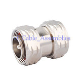 L29 7/16 DIN male to 7/16 male plug in series RF adapter connector (hexagon) NEW