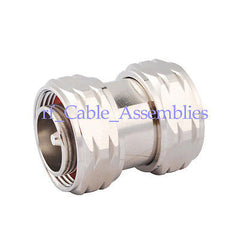L29 7/16 DIN male to 7/16 male plug in series RF adapter connector (hexagon) NEW