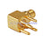 Superbat MMCX plug male right angle RF connector thru hole PCB Mount with solder post