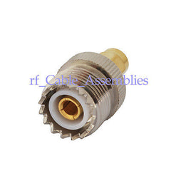 HF-Steckeradapter SMA-Stecker auf UHF-Buchse SO239 gerade metrische Version