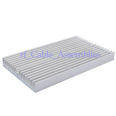 Superbat 100x60x10mm Aluminum Heatsink for Electronics Computer Electric equipment