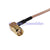 Superbat SMA male plug RA to SMB female right angle pigtail cable RG316 15cm for wireless