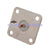 Superbat BNC female 4 Hole Panel Mount Jack with solder cup wide flange ST RF Connector
