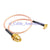 10xRP-SMA female to MMCX male plug right angle pigtail cable RG316 for wireless