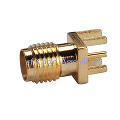 SMA End Launch Jack PCB Mount short version