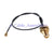 Superbat SMA jack female nut bulkhead O-ring to IPX U.FL 1.13 cable pigtail for Wlan Mini