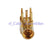 Superbat MMCX female thru hole Jack Right Angle PCB Mount with solder post RF Connector