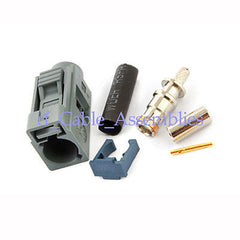 Superbat Fakra Crimp Jack Stecker Grau Fernbedienung keyless