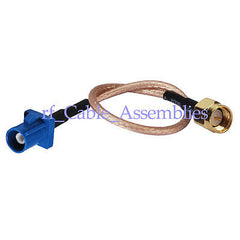 Superbat Fakra Plug  C  male  to SMA Plug pigtail Cable RG316 for Wireless Antenna