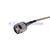 Superbat RP-TNC male female to SSMB female right angle pigtail cable RG316 for wireless