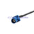 Superbat GPS/GSM car antennas adapter SMA male to Fakra Blue male GPS Telematics