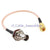 Superbat SMA plug straight to BNC Jack bulkhead pigtail cable