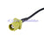 Superbat XM Sirius Coax Fakra plug K to SMB female RA to GPS Satellite Radio Extension