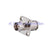 Superbat BNC female 4 Hole Panel Mount Clamp LMR195 RG58 RG400 RG142 Cable RF connector