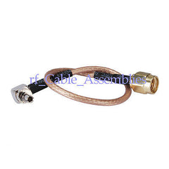 Superbat CRC9 plug right angle to SMA male pigtail RG316 3G Huawei Modem Huawei E122 E156