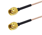 Superbat SMA Stecker auf SMA Stecker Pigtail Koaxialkabel RG178 30cm