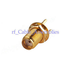SMA-Buchse, Durchgangsloch, Schott-RF-Gerader-Stecker, Leiterplattenmontage