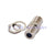 RF connector adapter F Jack to Jack bulkhead Straight