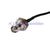 Superbat RP TNC female male pin bulkhead to MCX plug right angle pigtail cable RG174 WLAN