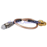 Superbat Antenna RP SMA FME female jack Extension pigtail Cable RG316