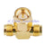 SMA male to two SMA female triple T in series RF adapter connector 3 way