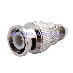 Superbat 10pcs BNC Plug male to FME Jack female straight RF Coax Adapter Connector New