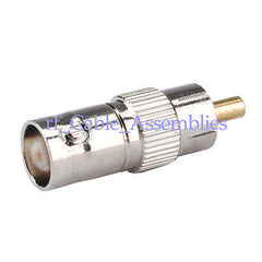 Superbat 10pcs RCA Male Plug to BNC Female Jack Adapter Coax Connector Coupler