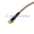 Superbat N female bulkhead to MMCX male plug right angle pigtail cable RG178 20cm WIFI