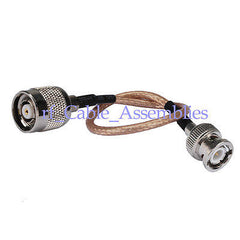 Superbat RP-TNC male plug to BNC male plug RF Pigtail Coax cable RG316 for wifi router
