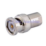 Superbat 10pcs BNC Male Plug to FME Plug male Straight RF Coax Adapter Connector