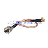 Superbat FME plug male to MC-card plug right angle pigtail cable RG178 15cm for wireless