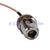 Superbat N female Jack bulkhead to MC-Card plug right angle RF pigtail cable RG316 wifi