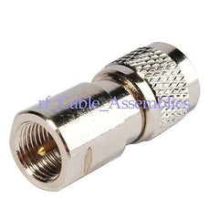 Superbat 10pcs FME Plug to Mini-UHF Plug male straight RF coaxial connector adapter