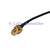 Superbat SMA female bulkhead to SMA male right angle male pigtail cable RG174 1m