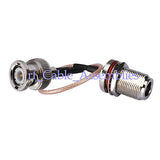 Superbat N-Type Jack female nut bulkhead to BNC male straight pigtail cable RG316 WLAN