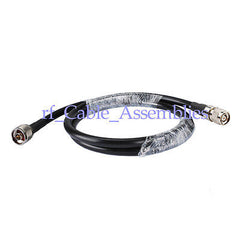 Superbat 15 ft N-Type male plug & RP-TNC male jack pigtail KSR400 RF Coax Cable 5M